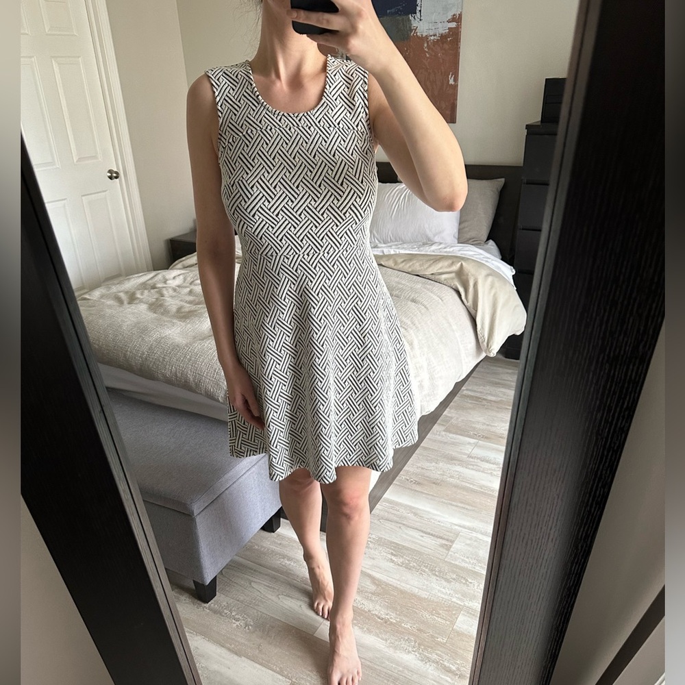 Merona black and white dress in size XS